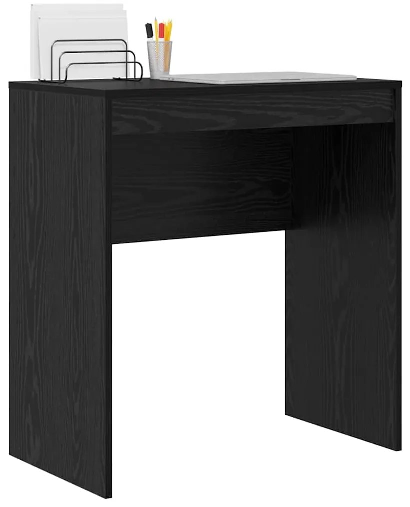 vidaXL Γραφείο Μαύρη δρυς 70 x 40 x 76 εκ. Επεξεργασμένο ξύλο