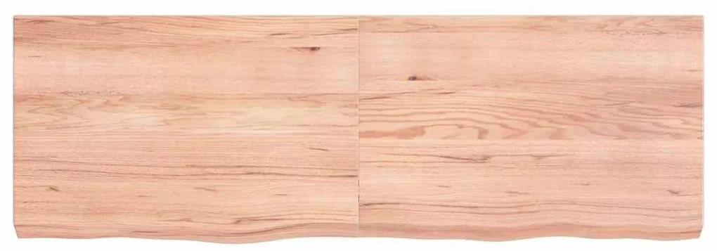 vidaXL Πάγκος Μπάνιου Αν. Καφέ 120x40x(2-6) εκ. Επεξεργ. Μασίφ Ξύλο