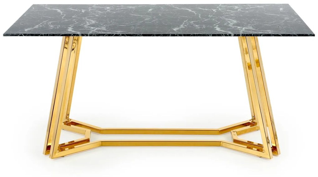 KONAMI table, color: top - black marble, legs - gold DIOMMI V-CH-KONAMI-ST