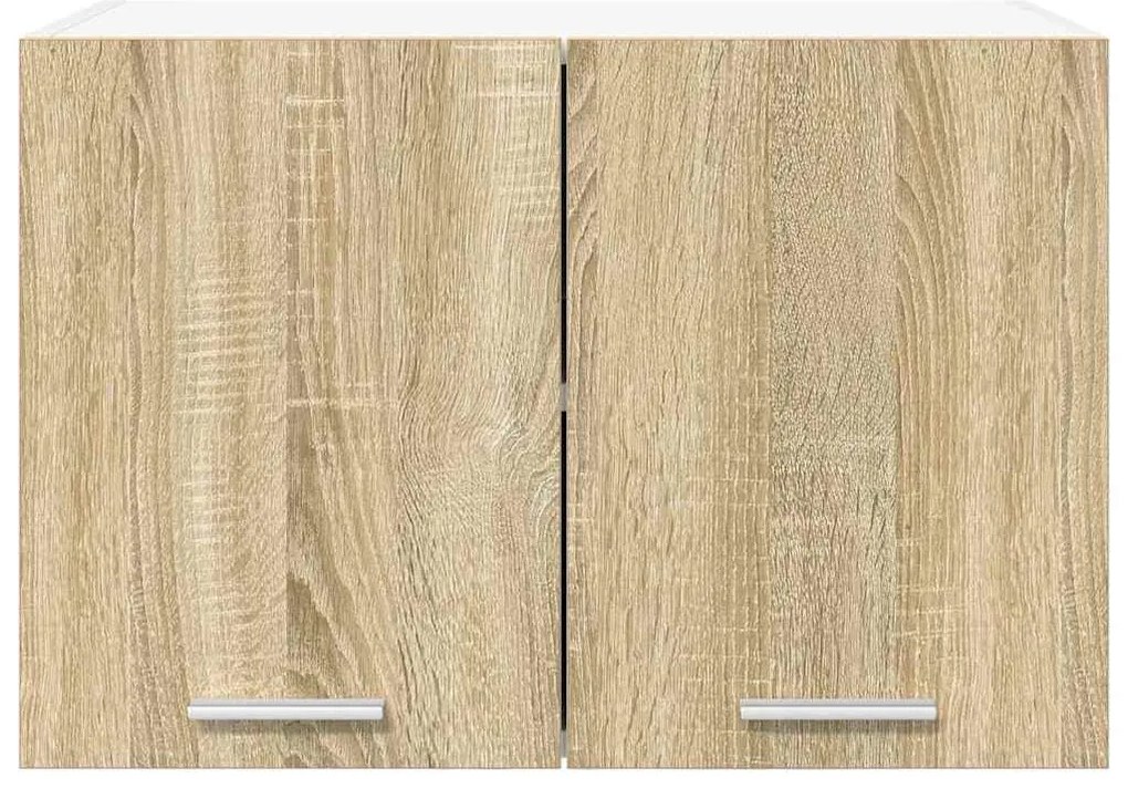 vidaXL Κρεμαστό ντουλάπι Σομόνα Δρυς και Λευκό 60 x 31 x 40 εκ