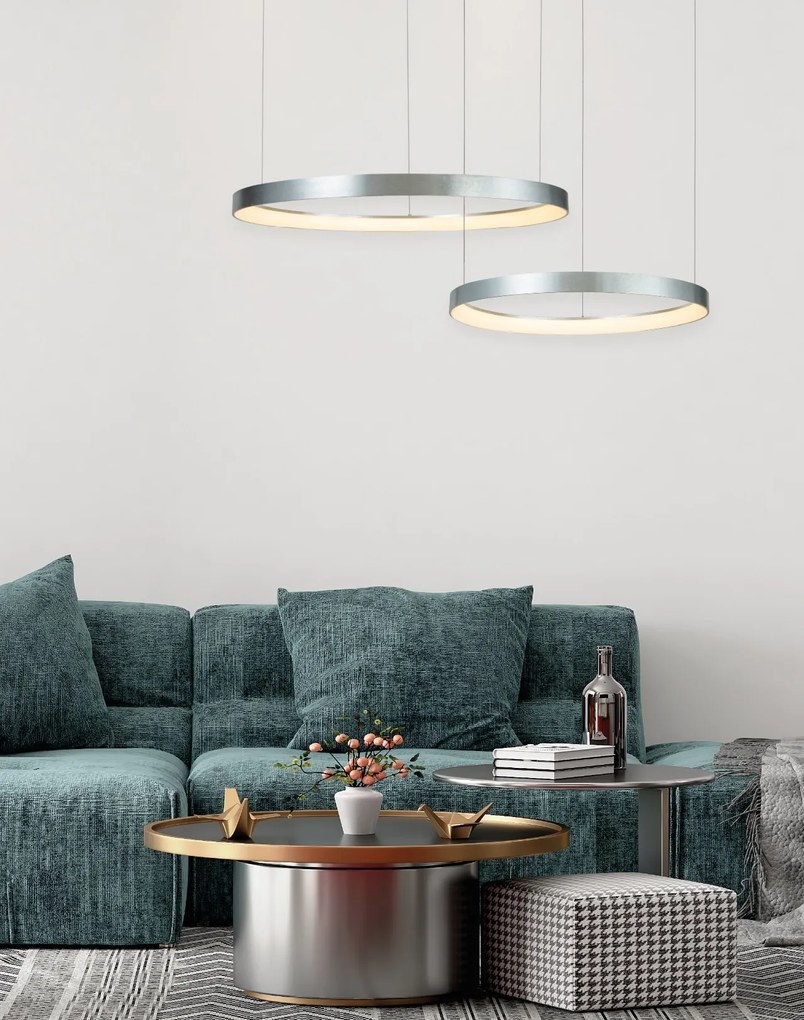 Γραμμικό Φωτιστικό SE LED 80 AMAYA PENDANT NICKEL MAT Ε5 - 77-8145 - 51W - 100W - 77-8145