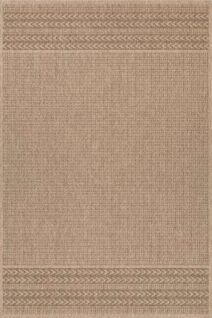 Χαλί Ethnik 20364C Brown-Caramel Beige New Plan 70X140cm