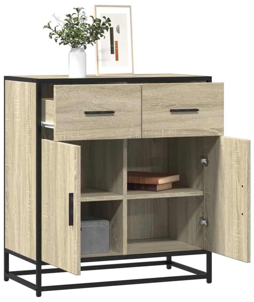 vidaXL Συρταριέρα Sonoma Δρυς 68x35x76 εκ. Επεξεργασμένο Ξύλο