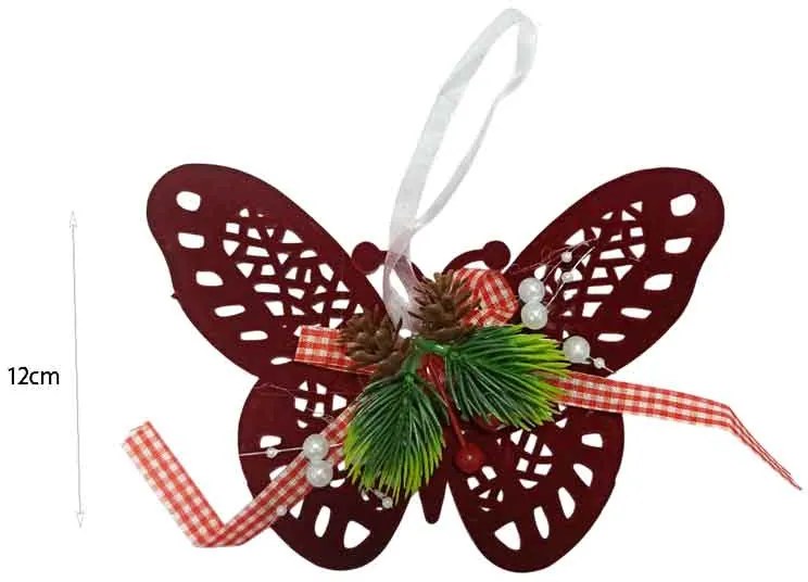 Χριστουγεννιάτικο Κρεμαστό Πεταλούδα – Christmas Hanging Butterfly