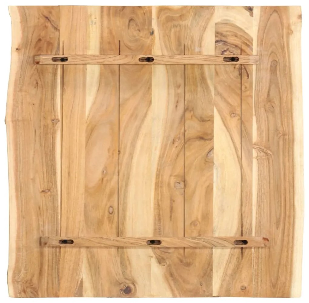 vidaXL Επιφάνεια Τραπεζιού 58 x (50-60) x 2,5 εκ. Μασίφ Ξύλο Ακακίας
