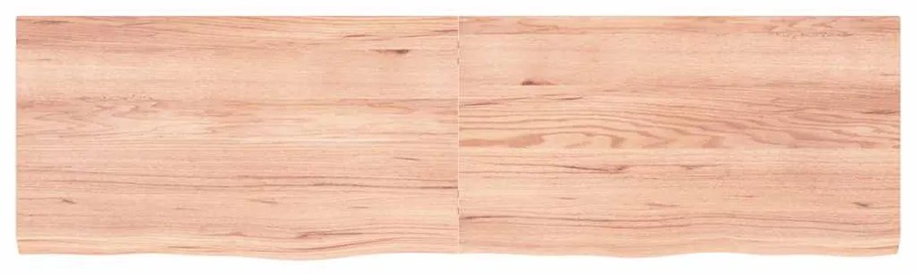 vidaXL Πάγκος Μπάνιου Αν. Καφέ 180x50x(2-4) εκ. Επεξεργ. Μασίφ Ξύλο