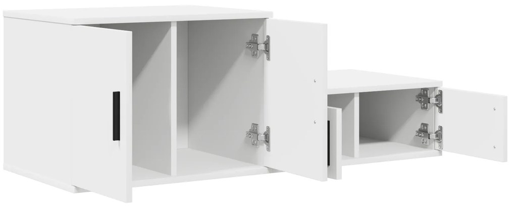 vidaXL Ντουλάπι Αποθήκευσης Λευκό 127x41x40 εκ Κατασκευασμένο από Ξύλο