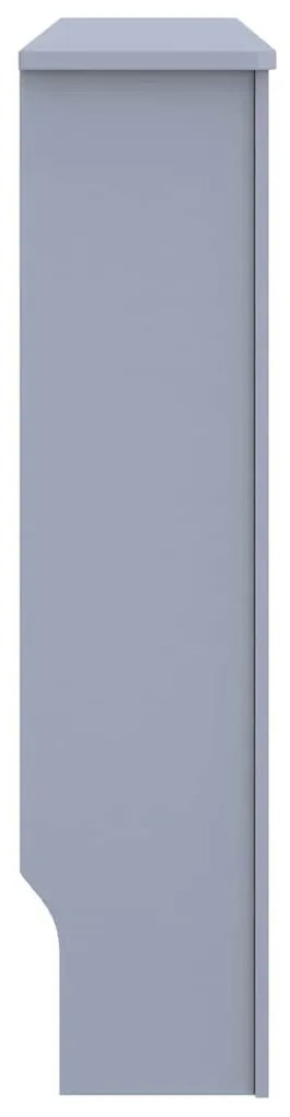 vidaXL Καπάκι Καλοριφέρ 2 pcs Γκρι 112 x 19 x 81.5 cm
