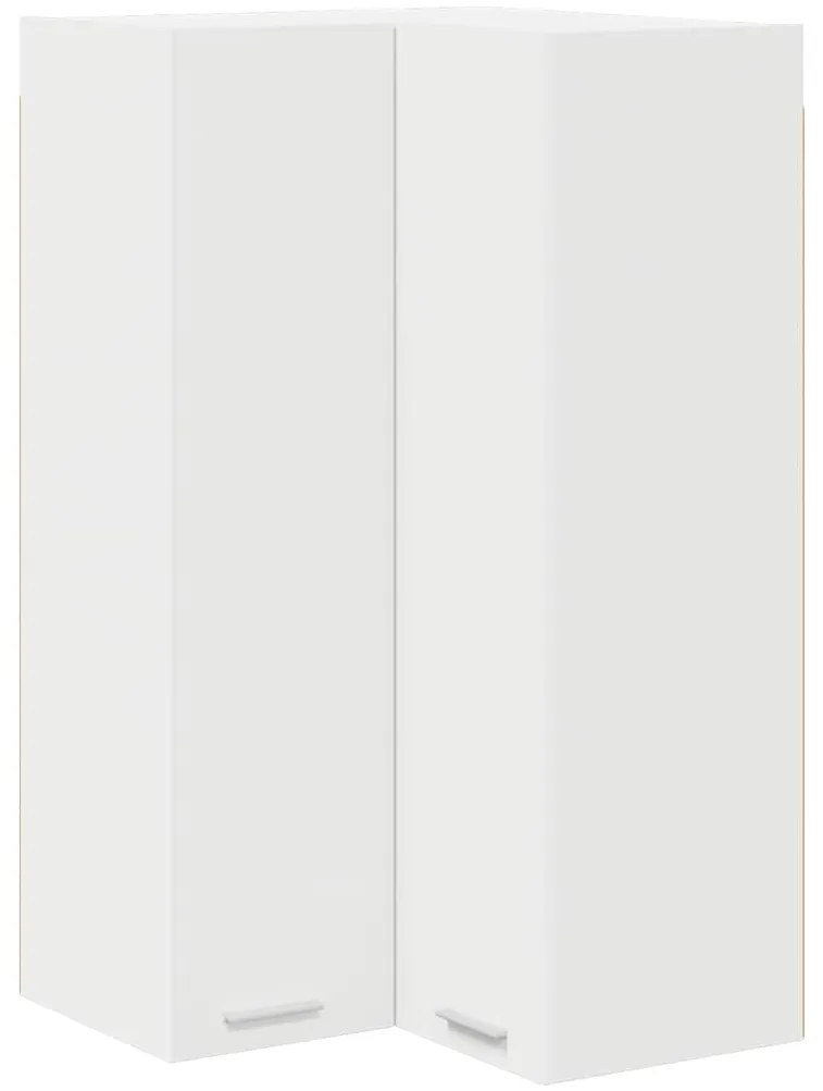 vidaXL Κρεμαστό ντουλάπι Λευκό 57 x 57 x 100 εκ. Επεξεργασμένο ξύλο