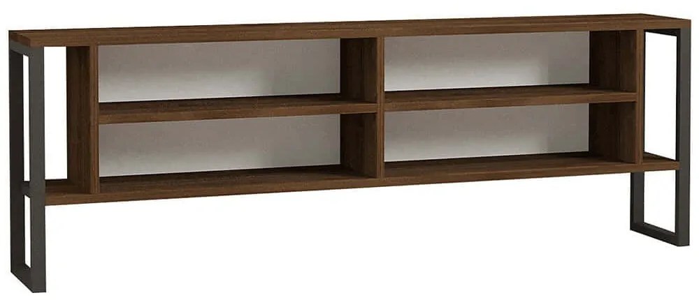 Έπιπλο Τηλεόρασης Cupe 835PUQ4510 160x24,5x50,4cm Walnut