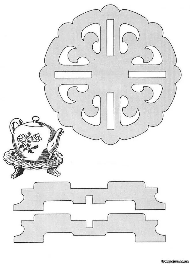 Intra απο ξύλο plywood 3mm-4mm πάχος - Σουπλά Σουπλά βραστήρα Σχέδια CNC Δίασταση 30x30 cm Intraeaxys-eo4qjmw7