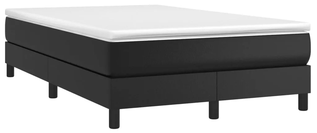 ΠΛΑΙΣΙΟ ΚΡΕΒΑΤΙΟΥ BOXSPRING ΜΑΥΡΟ 120 X 200 ΕΚ. ΣΥΝΘΕΤΙΚΟ ΔΕΡΜΑ 3120688