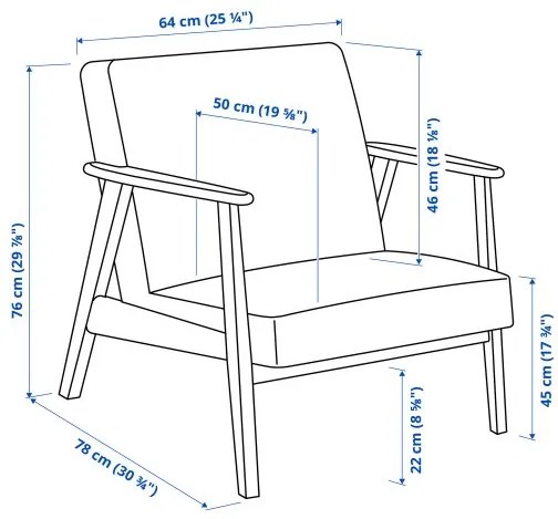 EKENÄSET πολυθρόνα 905.331.74