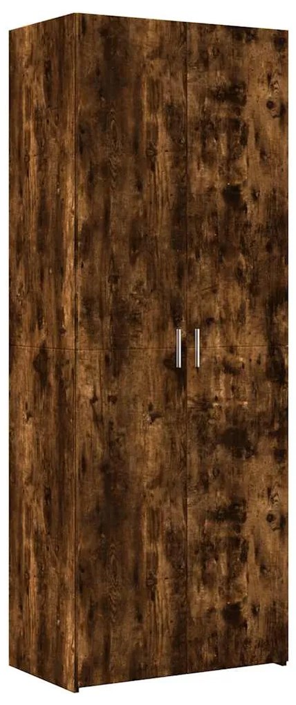 vidaXL Ντουλάπα Καπνιστή Δρυς 70x42,5x185 εκ. από Επεξεργασμένο Ξύλο