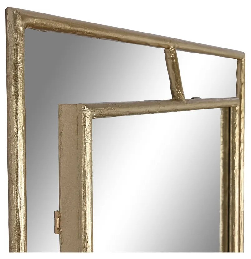 Τοίχο καθρέφτη Home ESPRIT Χρυσό Σύγχρονη 96 x 5 x 208 cm