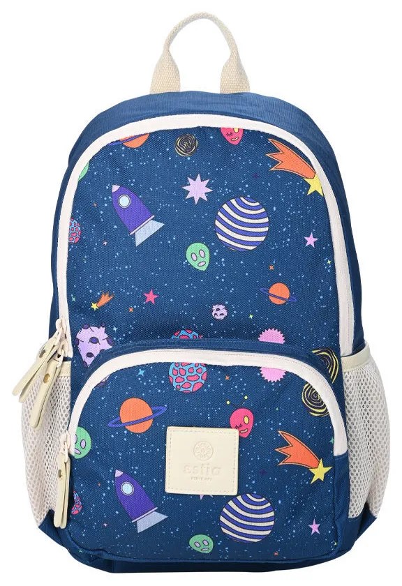 Τσάντα Πλάτης Παιδική 10lt 26x11xH36cm Cosmic Voyagers Estia Home Art Save the Aegean 01-21290