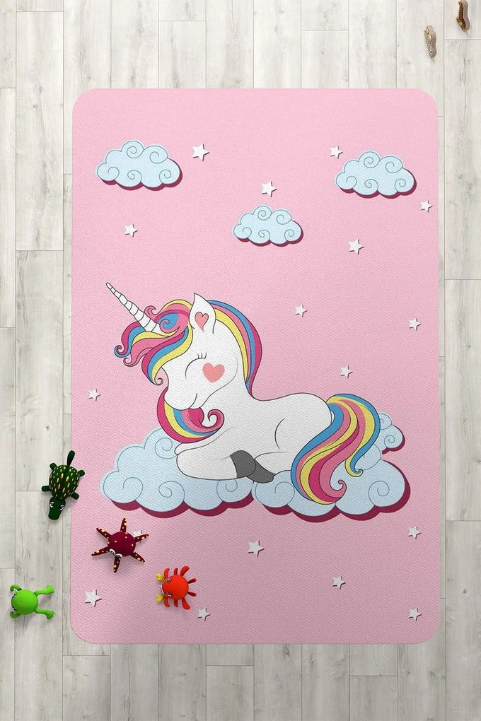 Χαλί Παιδικό Unicorn 285 Pink DimCol 135X200cm