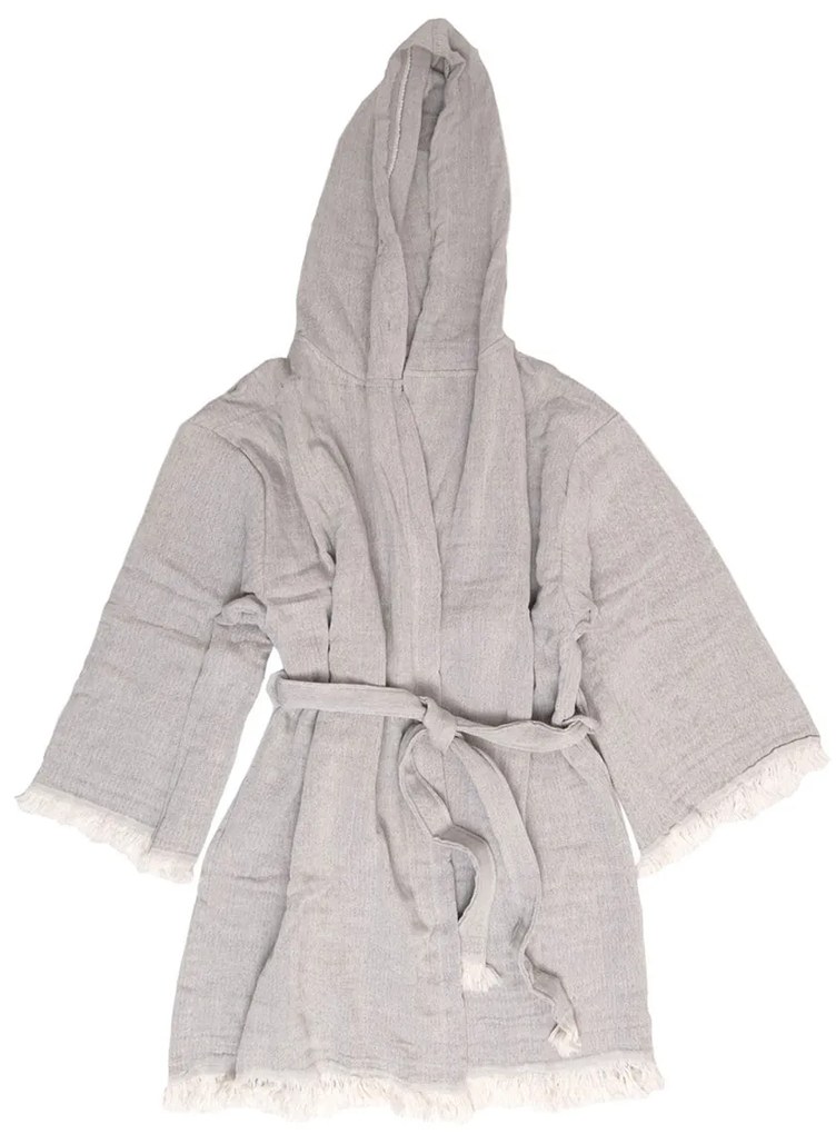 Ρόμπα Μουσελίνα Γυναικεία Anna Riska Adelina Grey Γκρι SMALL/MEDIUM