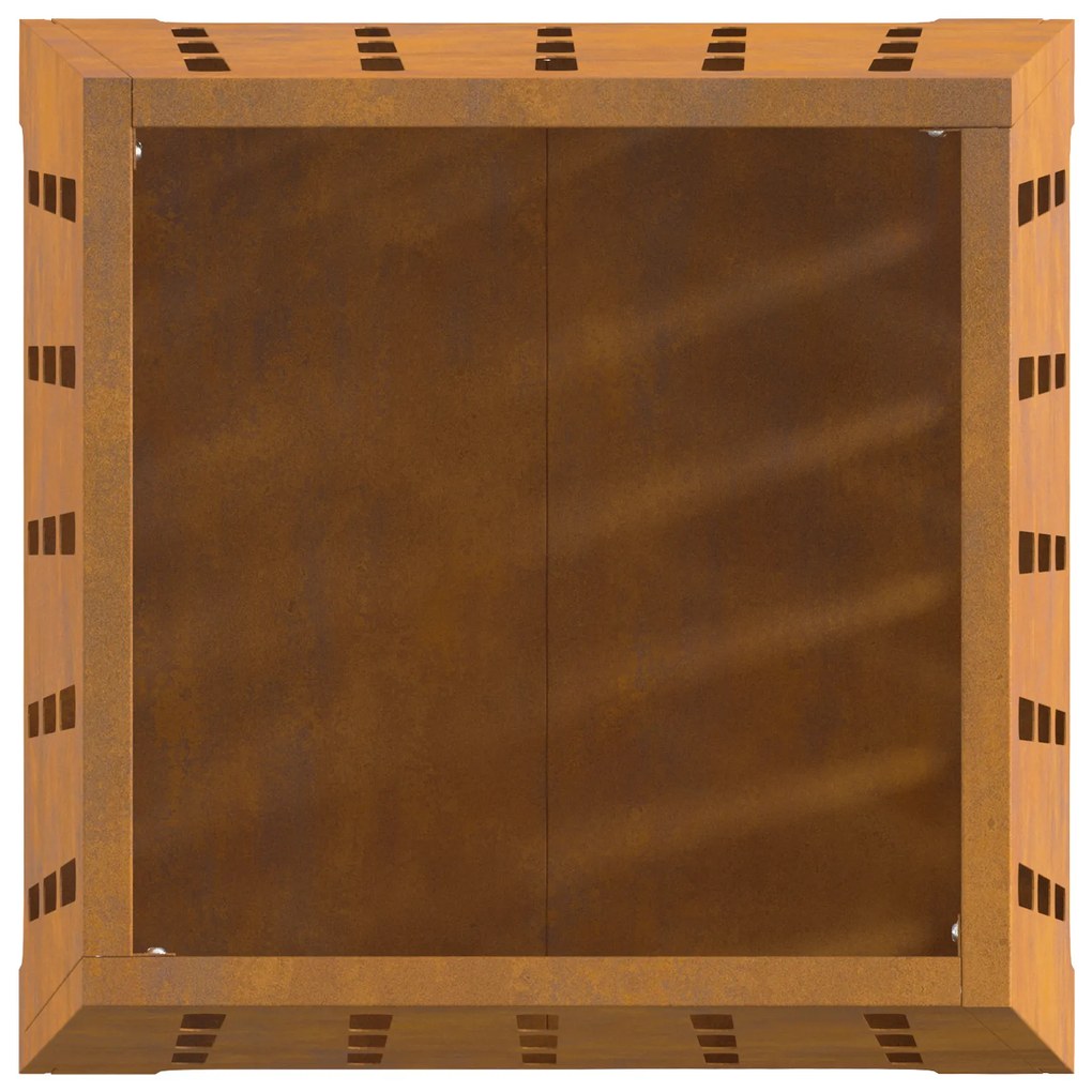 vidaXL Τζάκι Τετράγωνο 50x50x70 εκ. Από Χάλυβα