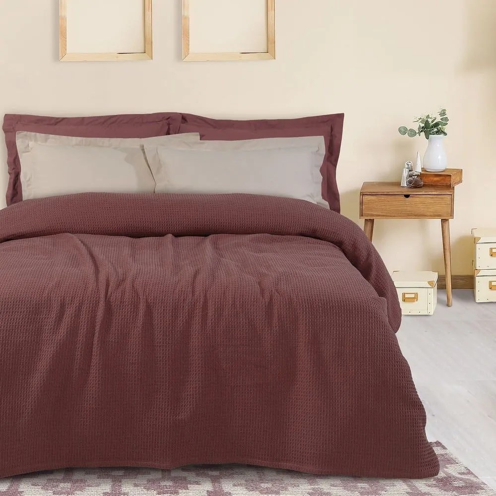Κουβέρτα Πικέ 0473 Nude Das Home Υπέρδιπλo 220x240cm 100% Cotton