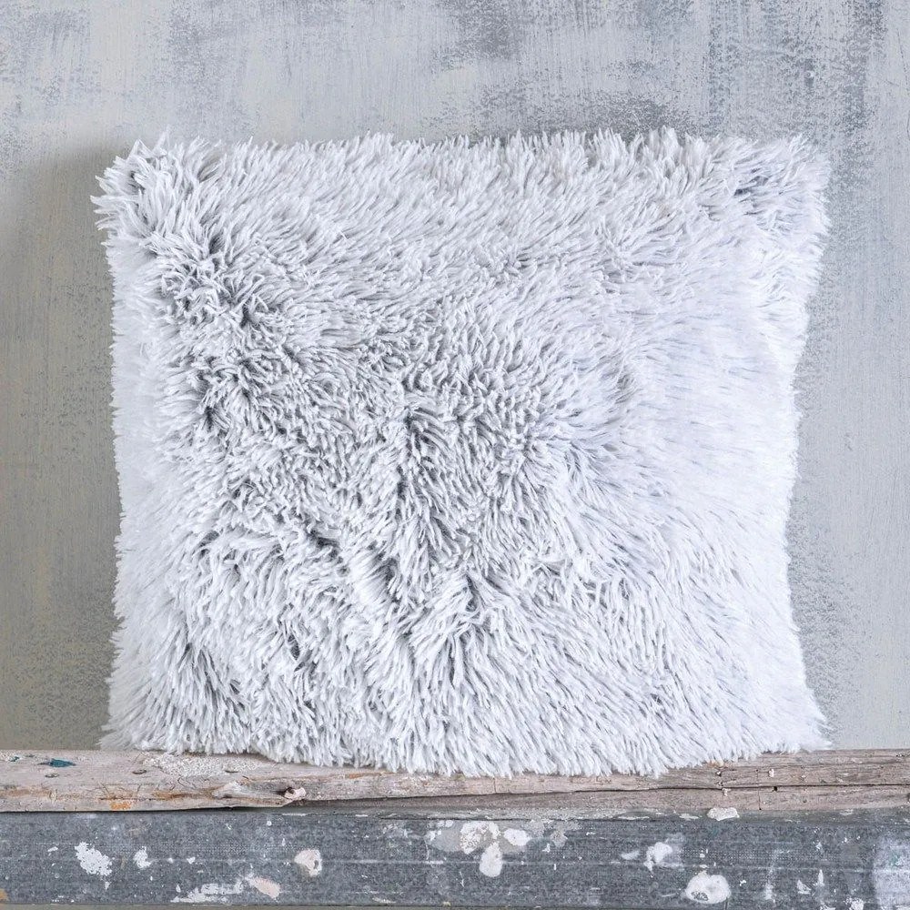 Μαξιλαροθήκη Διακοσμητική Krystal Light Grey Ρυθμός 40Χ40 Ecological Fur