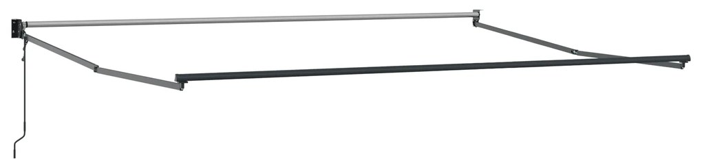 vidaXL Αυτόματη Ανασυρόμενη Τέντα Λευκή 450x300 cm
