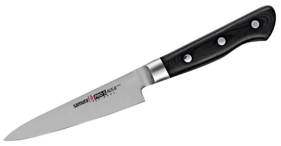 Μαχαίρι Γενικής Χρήσης SP-0021 PRO-S 12,5cm Black Samura Ανοξείδωτο Ατσάλι