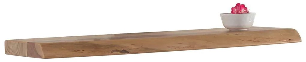 Ράφι LIZARD 80x25cm Ακακία Φυσικό