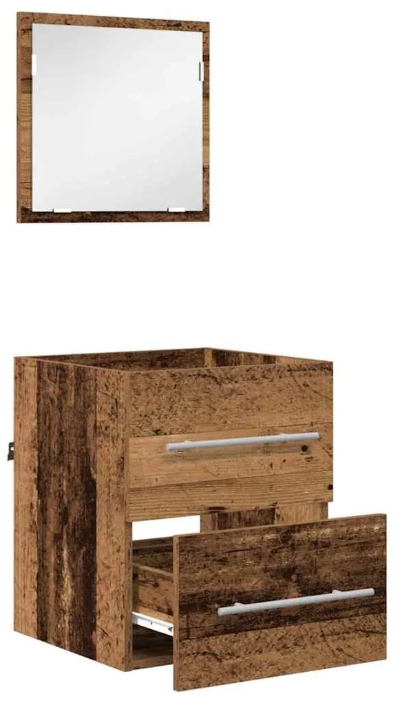 vidaXL Ντουλάπι Μπάνιου 41 x 38.5 x 48 cm Επεξεργασμένο ξύλο