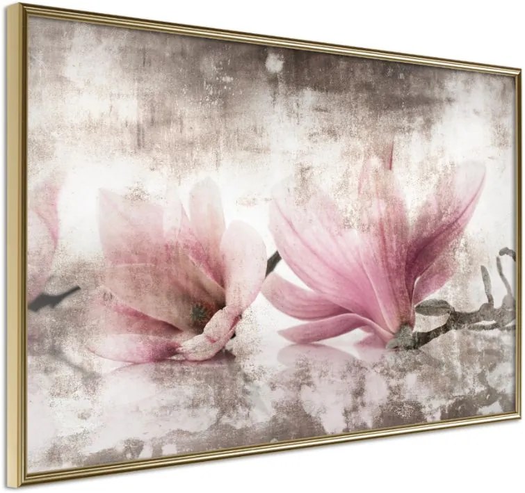 Αφίσα - Picked Magnolias - 45x30 - Χρυσό - Χωρίς πασπαρτού