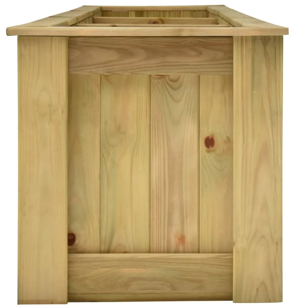 vidaXL Υπερυψωμένη Γλάστρα 291 x 50 x 50 εκ. Εμποτισμένο Ξύλο Πεύκου
