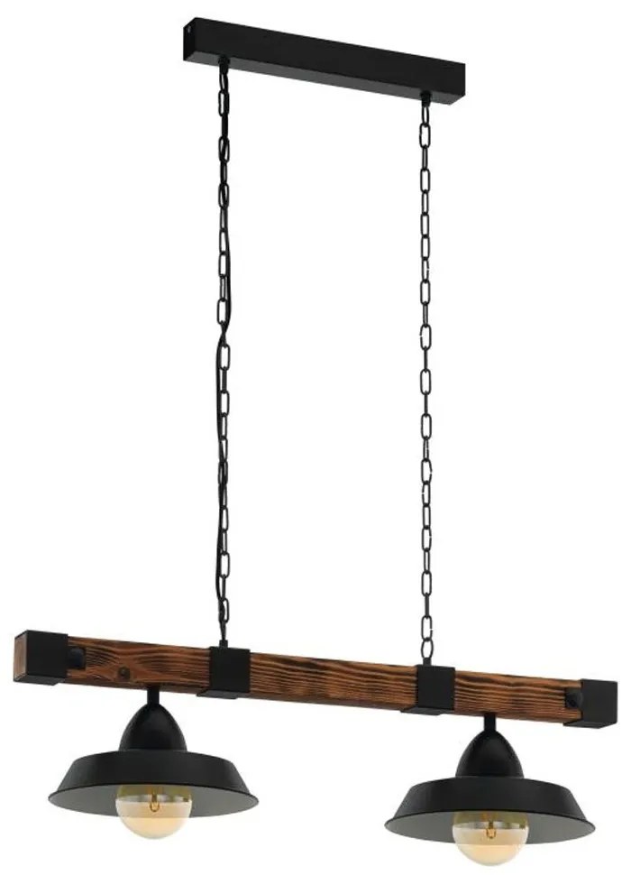 Φωτιστικό Οροφής - Ράγα 49684 Oldbury Eglo Metal,Wood