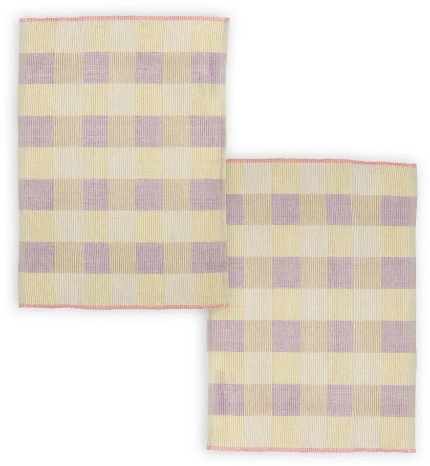 Σουπλά Change (Σετ 2τμχ) 33X48 Mauve Nef-Nef Homeware 33x48cm 100% Βαμβάκι