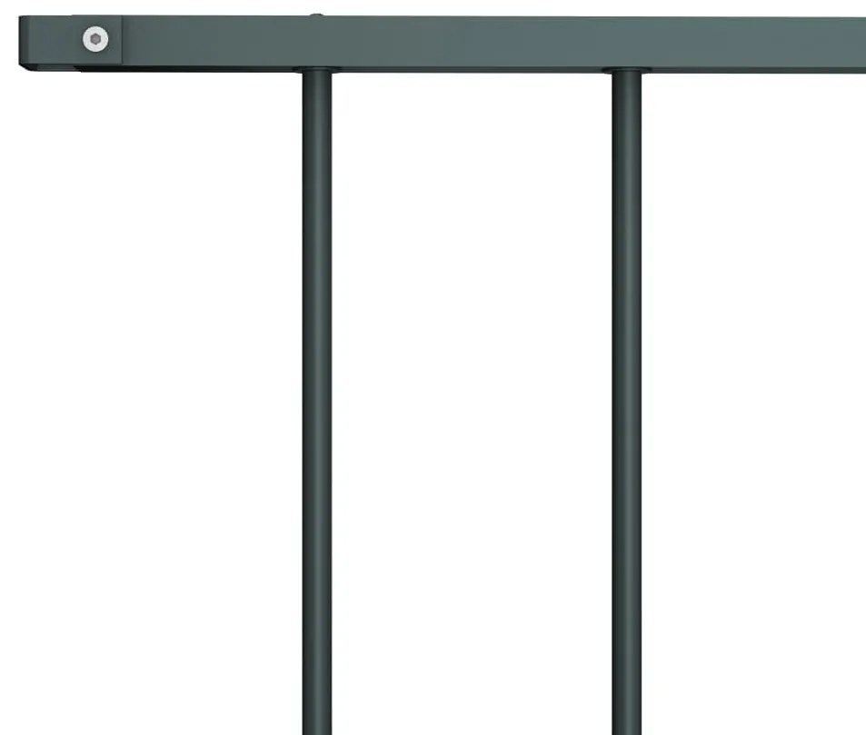 vidaXL Πάνελ Περίφραξης Ανθρακί 1,63x1 μ. Ατσάλι με Ηλεκτροστατική Βαφή