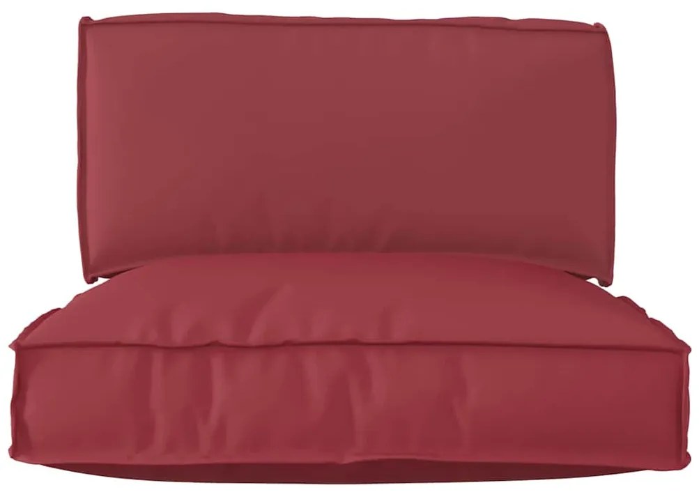 vidaXL Σετ Μαξιλαριών Πάγου 2 pcs Μπορντό 80 x 80 x 12 cm