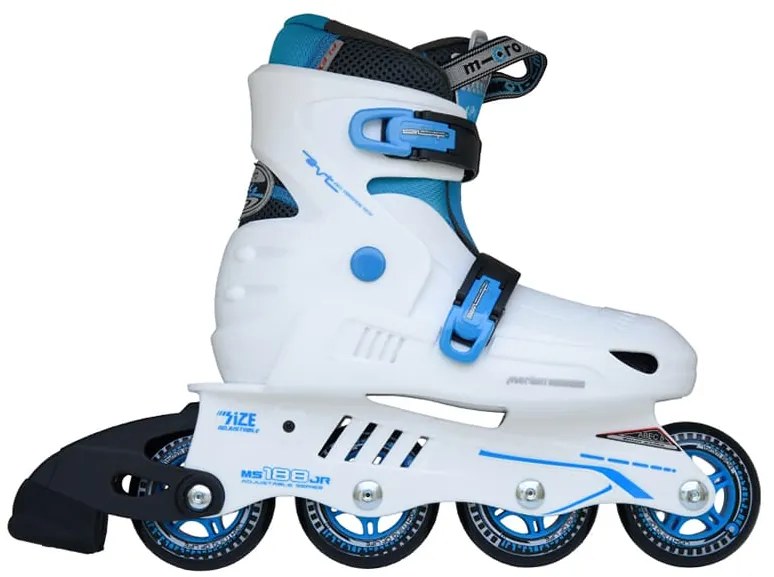 Rollers παιδικά MS188JR λευκό-μπλε MICRO EXPLORE