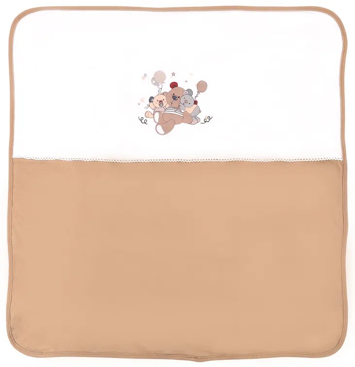 ΠΑΝΑ ΑΛΛΑΓΜΑΤΟΣ LORELLI COTTON BLANKET ZA ZA 90/90 LATTE 20051200005
