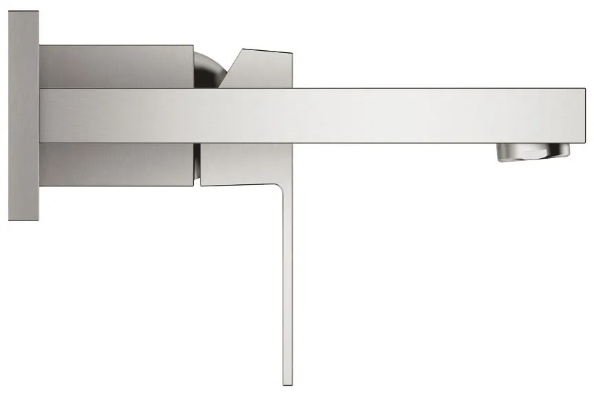 Μπαταρία νιπτήρος τοίχου Grohe Eurocube-Μήκος 17 εκ.-Ashmi Mat