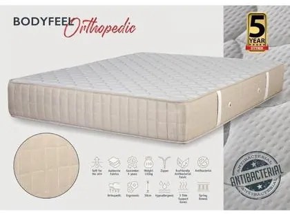 KS Strom Στρώμα Ύπνου Ημίδιπλο KS Strom Βodyfeel Orthopedic 110x200x30cm (πλάτος 101-110) Antibacterial BEST-25307471