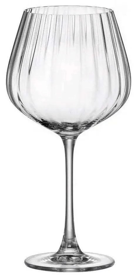 Ποτήρι Κράσιου Κολωνάτο Burgunder Columba Optic CTB1SI81640 640ml Clear Από Κρύσταλλο Βοημίας Crystal