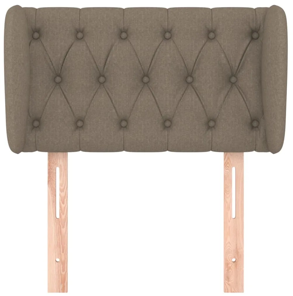 Κεφαλάρι με Πτερύγια Taupe 83 x 23 x 78/88 εκ. Υφασμάτινο 3117458