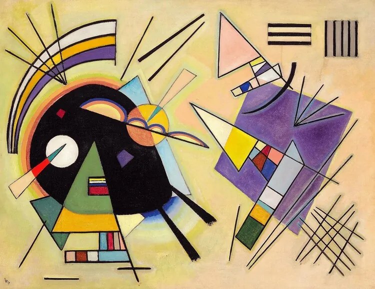 Αναπαραγωγή Black and Violet (1923), Wassily Kandinsky