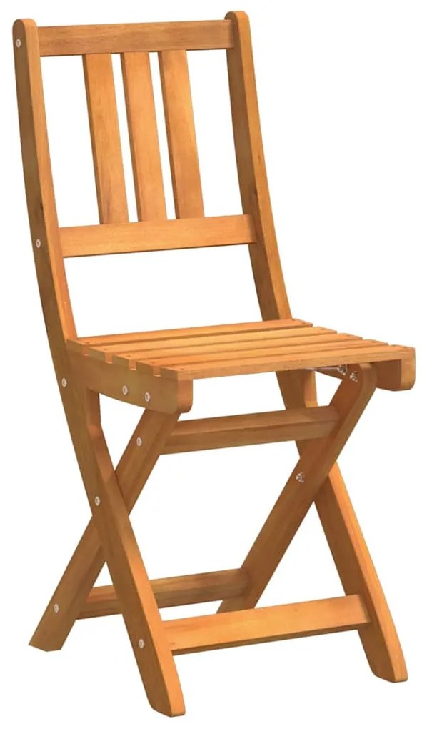 vidaXL Καρέκλα Κήπου 2 pcs Φυσικό Λάδι 40 x 42 x 85 εκ