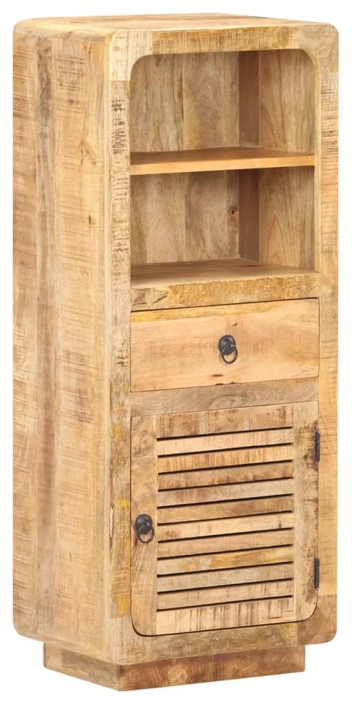 vidaXL Ντουλάπι με Συρτάρι/Ράφια 45x32x110 εκ. Ακατέργαστο Ξύλο Μάνγκο
