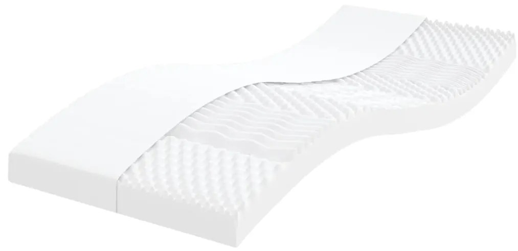 vidaXL Καναπές Κρεβάτι Συρόμενος Αν. Γκρι 100x200εκ Ύφασμα Στρώματα