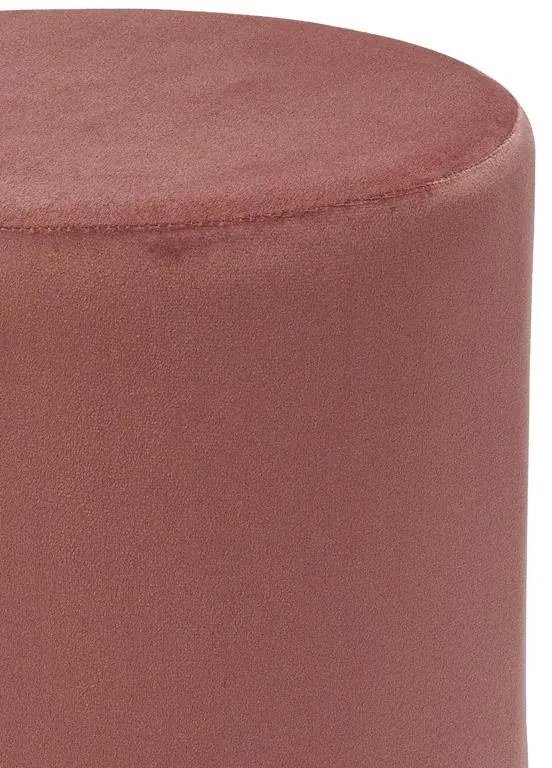 Σκαμπό Dash βελούδο σάπιο μήλο-χρυσό Φ35x35εκ 35x35x35 εκ.