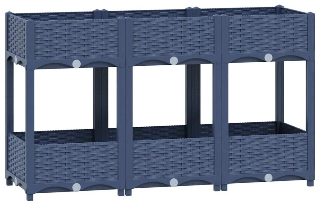 vidaXL Ζαρντινιέρα 120 x 40 x 71 εκ. από Πολυπροπυλένιο