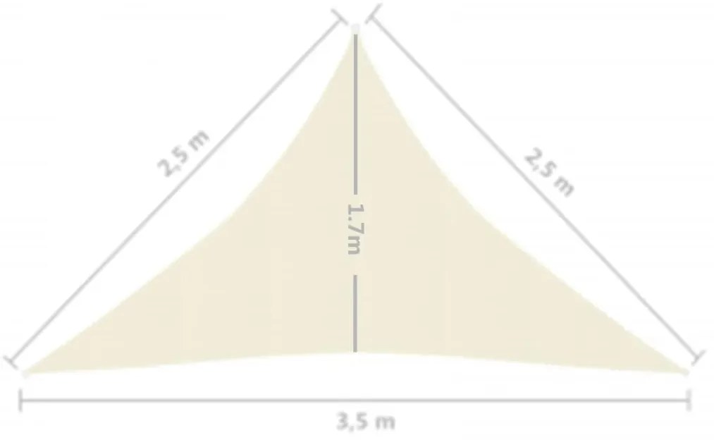 ΠΑΝΙ ΣΚΙΑΣΗΣ ΚΡΕΜ 2,5 X 2,5 X 3,5 Μ. ΑΠΟ HDPE 160 ΓΡ/Μ² 311196