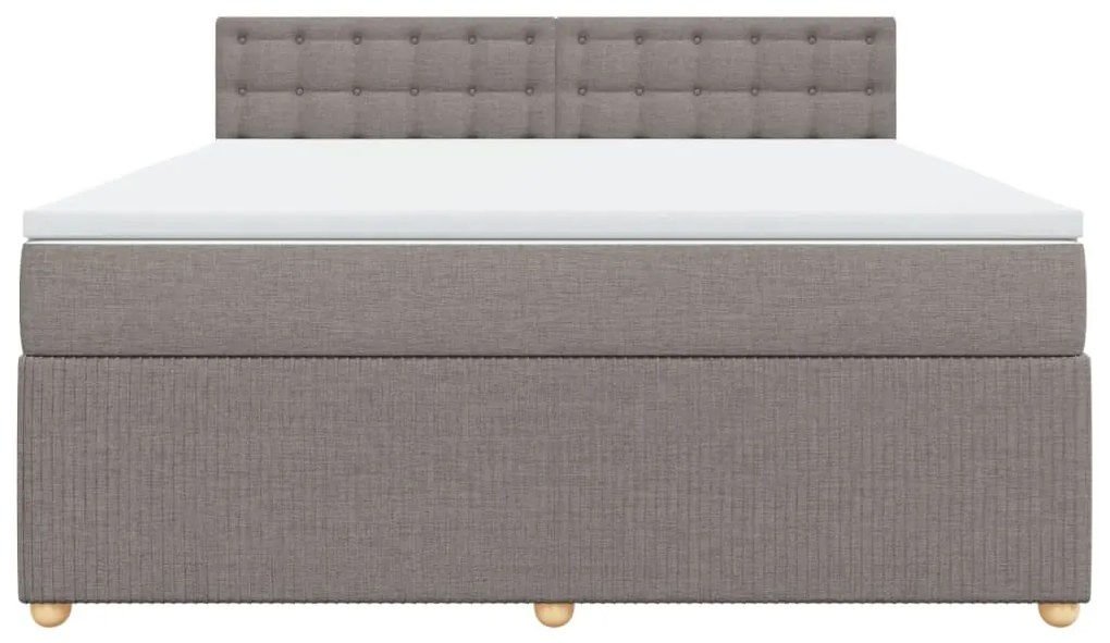 ΚΡΕΒΑΤΙ BOXSPRING ΜΕ ΣΤΡΩΜΑ TAUPE 180X200 ΕΚ. ΥΦΑΣΜΑΤΙΝΟ 3289853