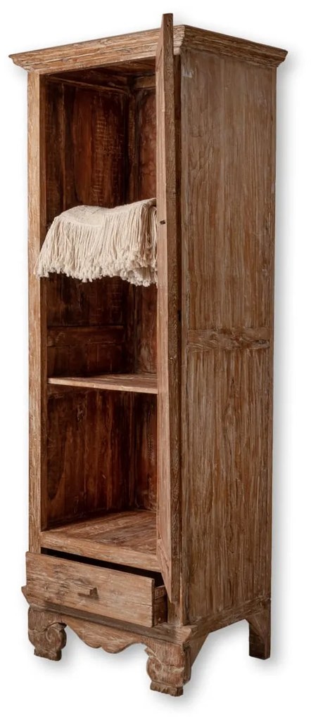 Wardrobe-Shelf S Line 2m X 0.65m σκαλιστό αντικέ SS335-00N3